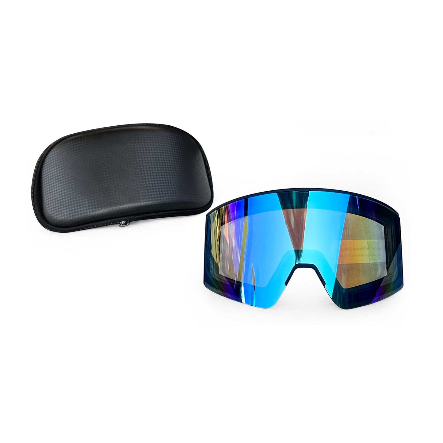 Wynthorix MistAway Replacement Lens for Heated Goggles Clear- Ice Blue (MAHGL34) featuring a clear lens with a full Revo ice blue coating. VLT is 58%.