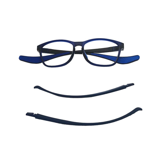 Wynthorix ClarS Rx Sports Prescription Glasses Blue Frame-Blue Arm CSRX210408