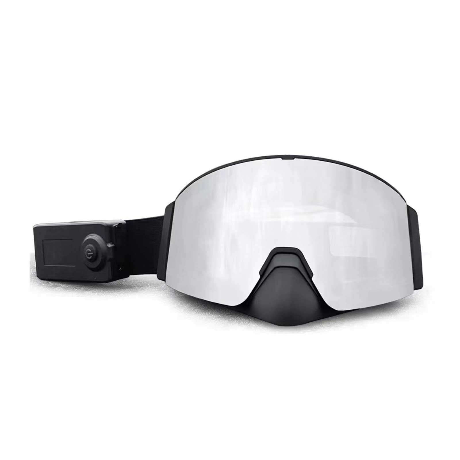 Wynthorix MistAway Heated Goggles Clear- Silver (MAHG2135), featuring a clear lens with a full silver mirrored coating. VLT  is 41%.