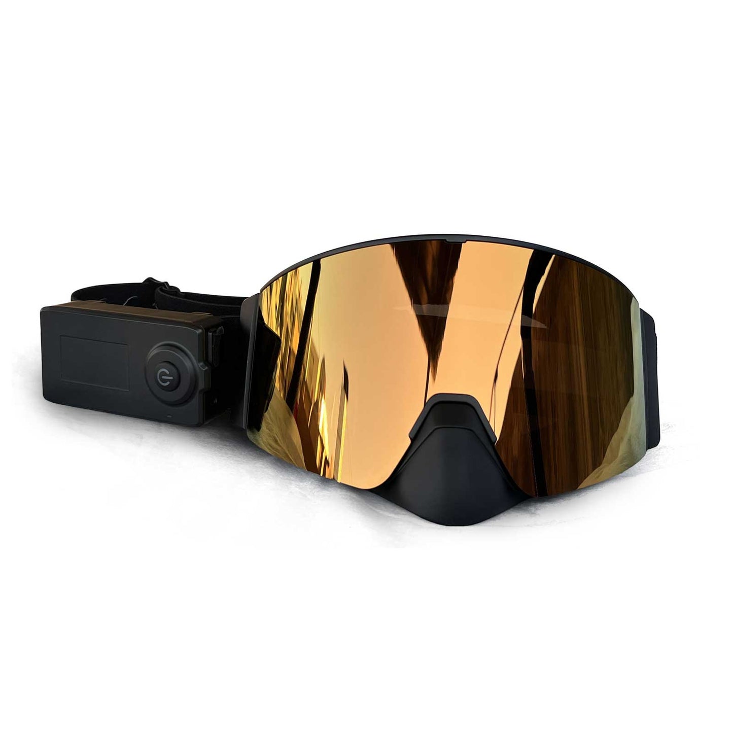 Wynthorix MistAway Heated Goggles Grey- Golden (MAHG2167) featuring a grey lens with a full Revo golden coating. VLT  is 17%. 