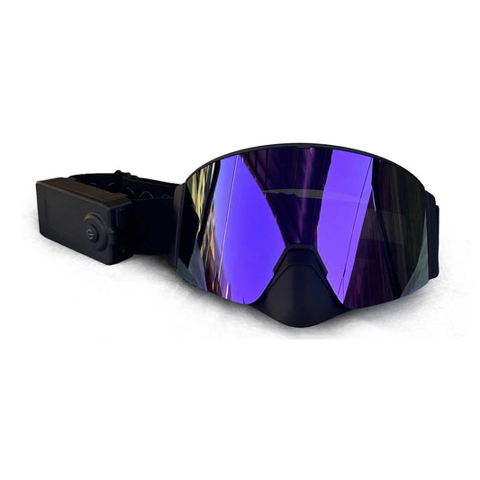 Wynthorix MistAway Heated Goggles Grey- Purple (MAHG2121)  featuring a grey lens with a full Revo purple coating. VLT  is 22%. 