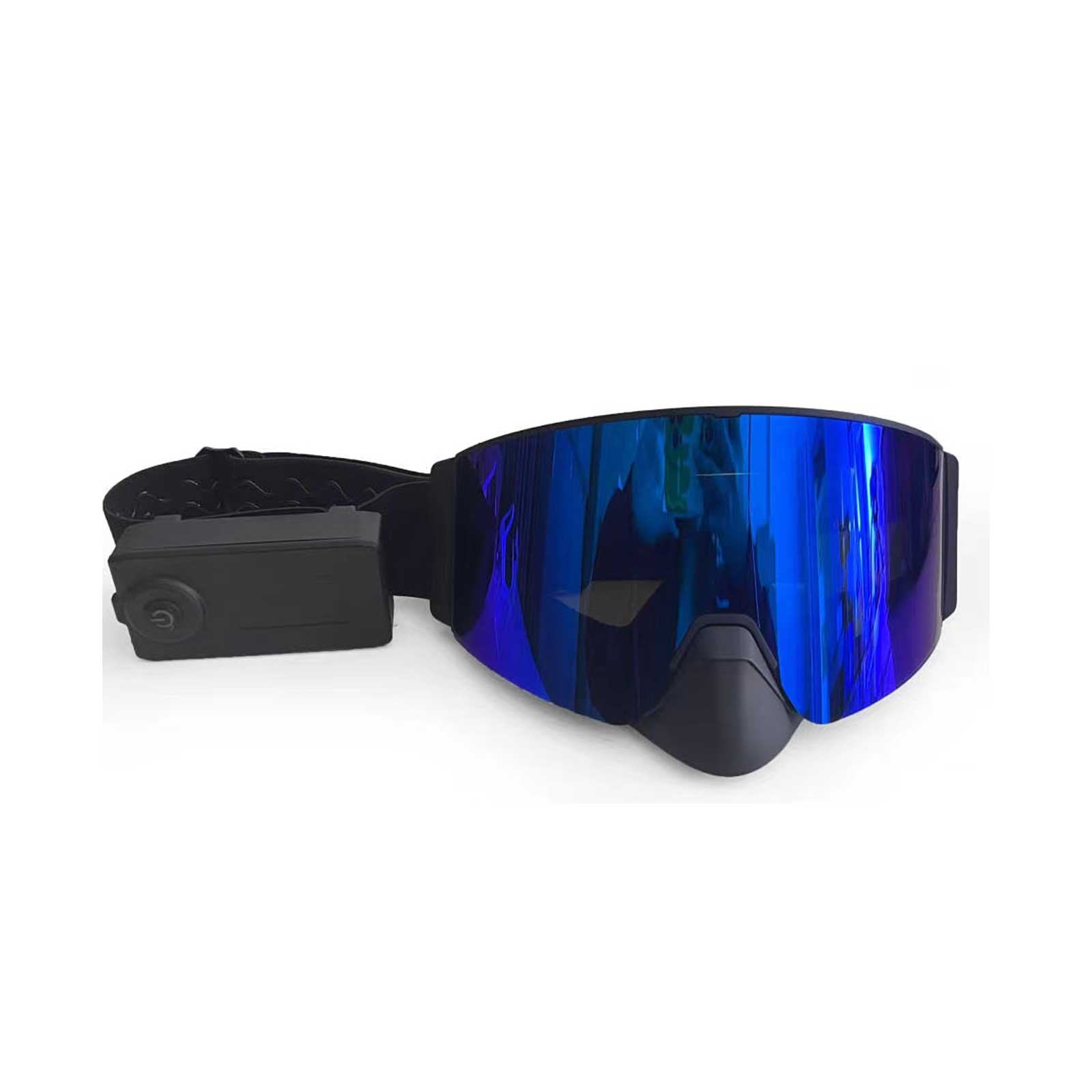 Wynthorix MistAway Heated Goggles Grey-Blue (MAHG2110) featuring a grey lens with a full Revo blue coating. VLT  is 16%. 