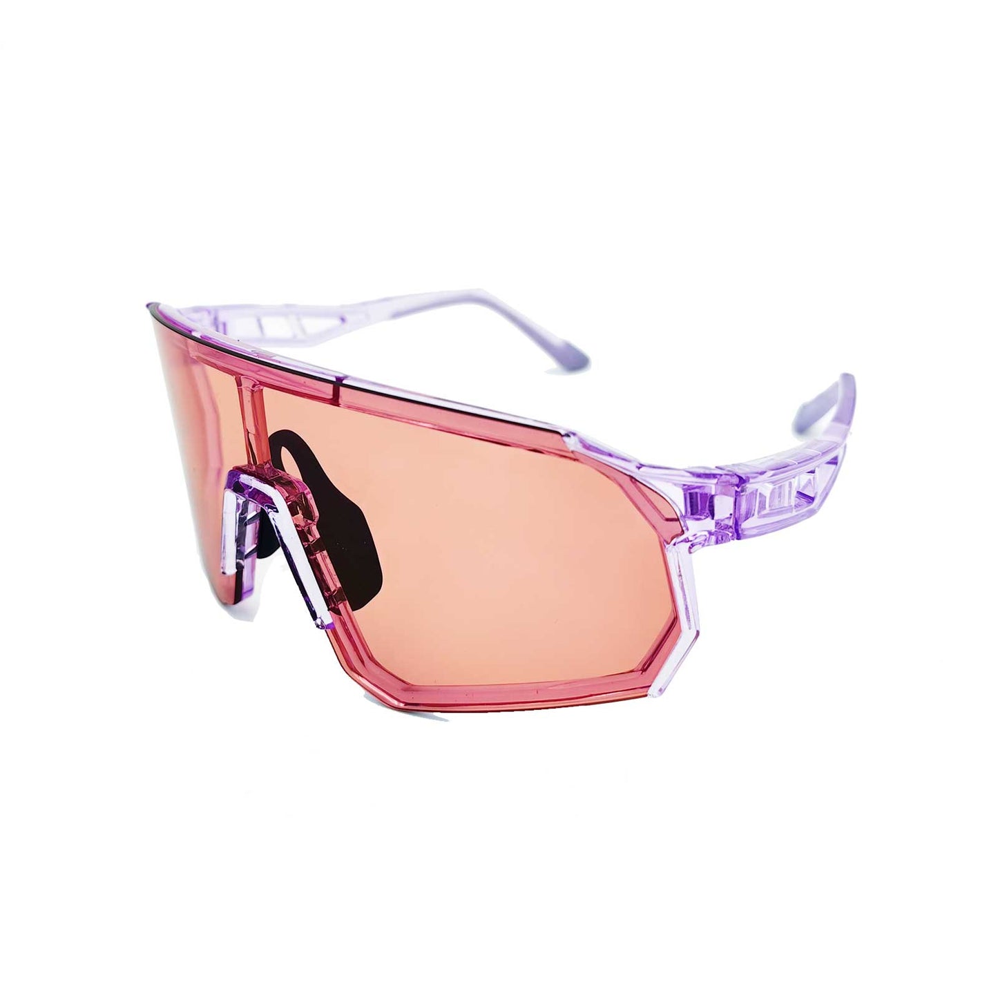 Wynthorix pickleball glasses with interchangeable lenses let you switch to Rose Pink lenses, transforming from standard to pro player style effortlessly.