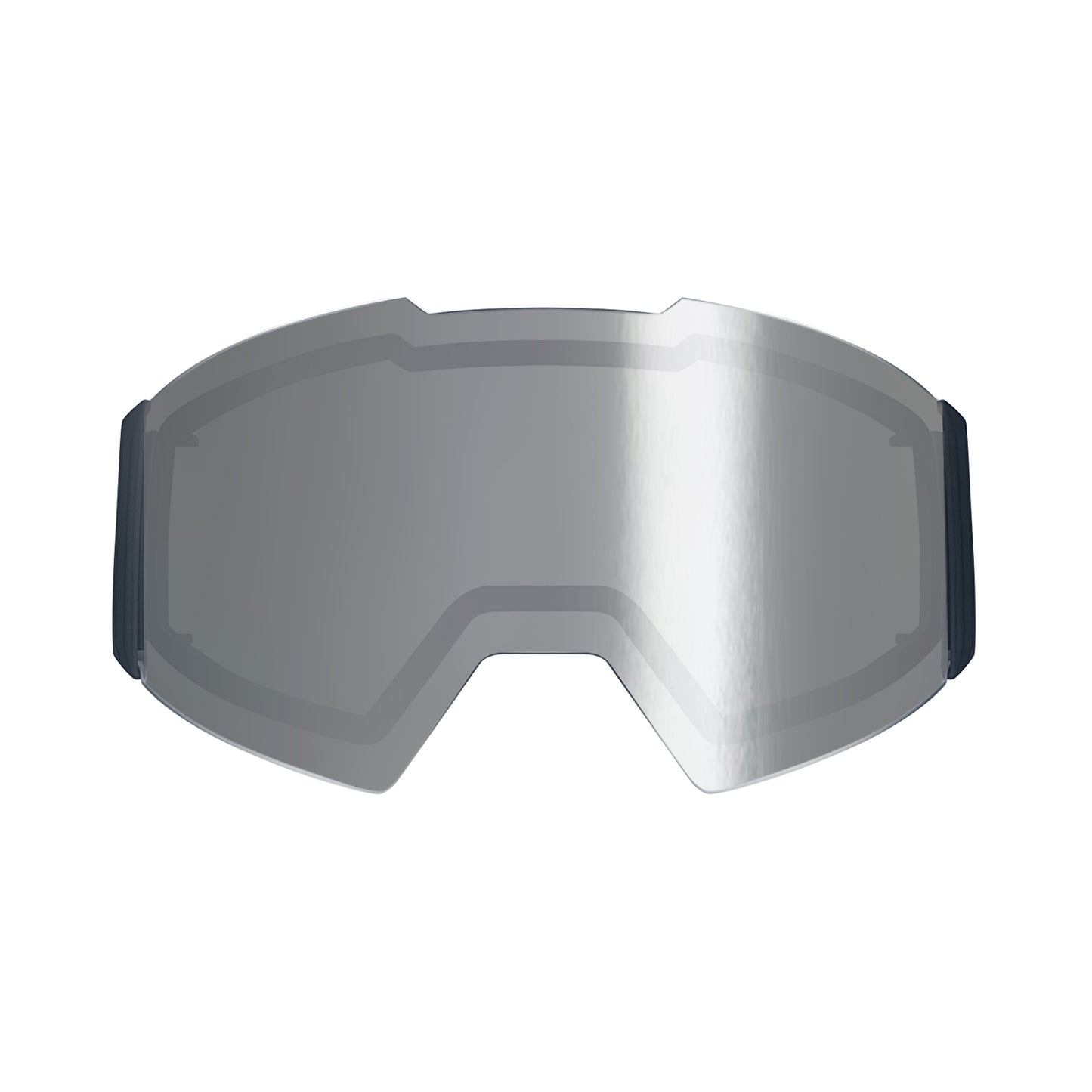ClearPush grey silver replacement lens for ski goggles in bright sunlight
