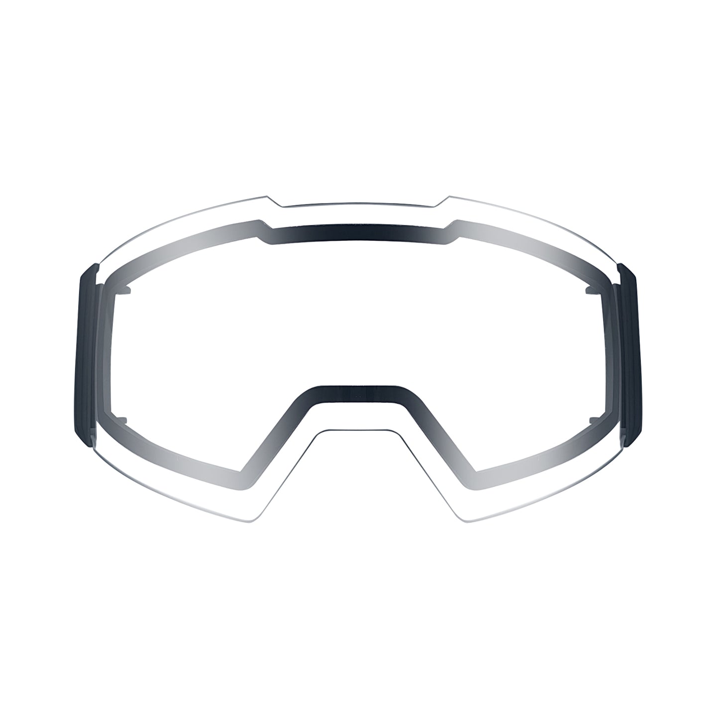 Clear ClearPush replacement lens for ski goggles for night and low-light skiing