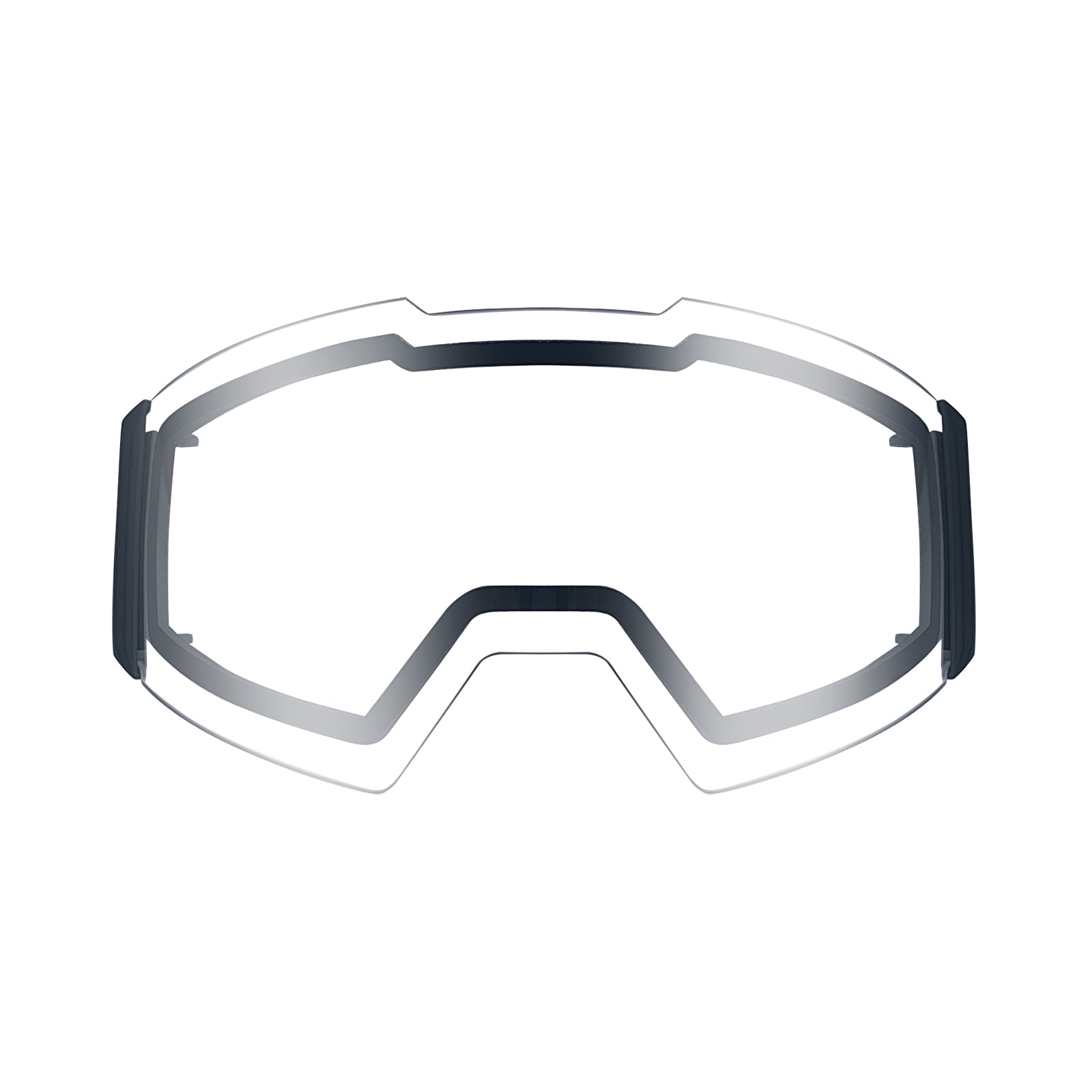 Clear ClearPush replacement lens for ski goggles for night and low-light skiing