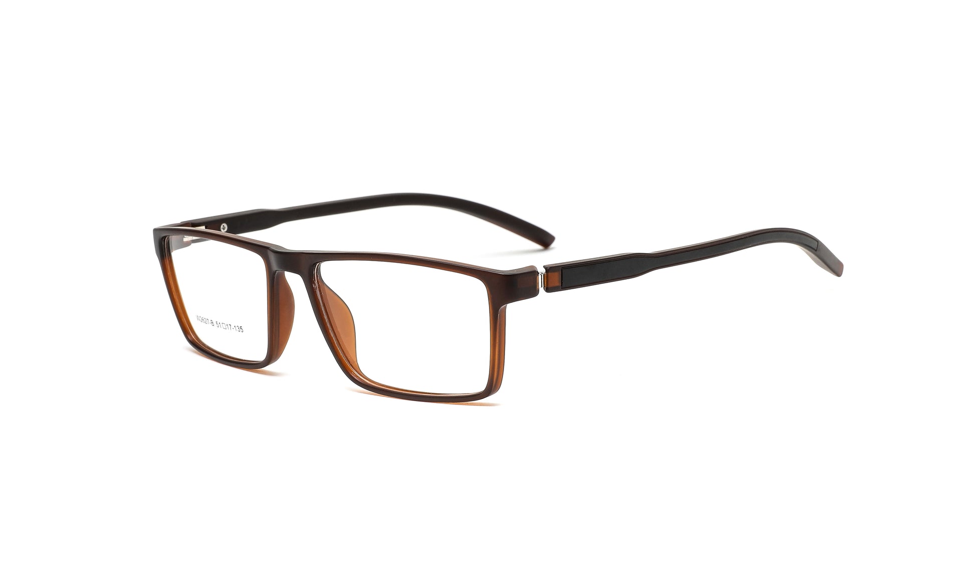 Best female glasses with a frosted brown transparent frame—stylish and versatile for women of all ages, perfect for any setting.