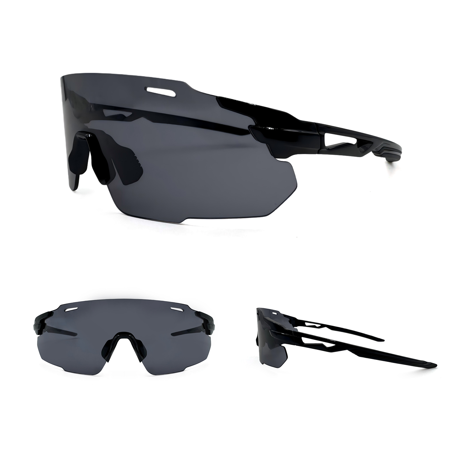 Yeetuor 268 Sport Sunglasses – Lightweight Frameless Shield Lens | UV400 & Anti-Slip Fit