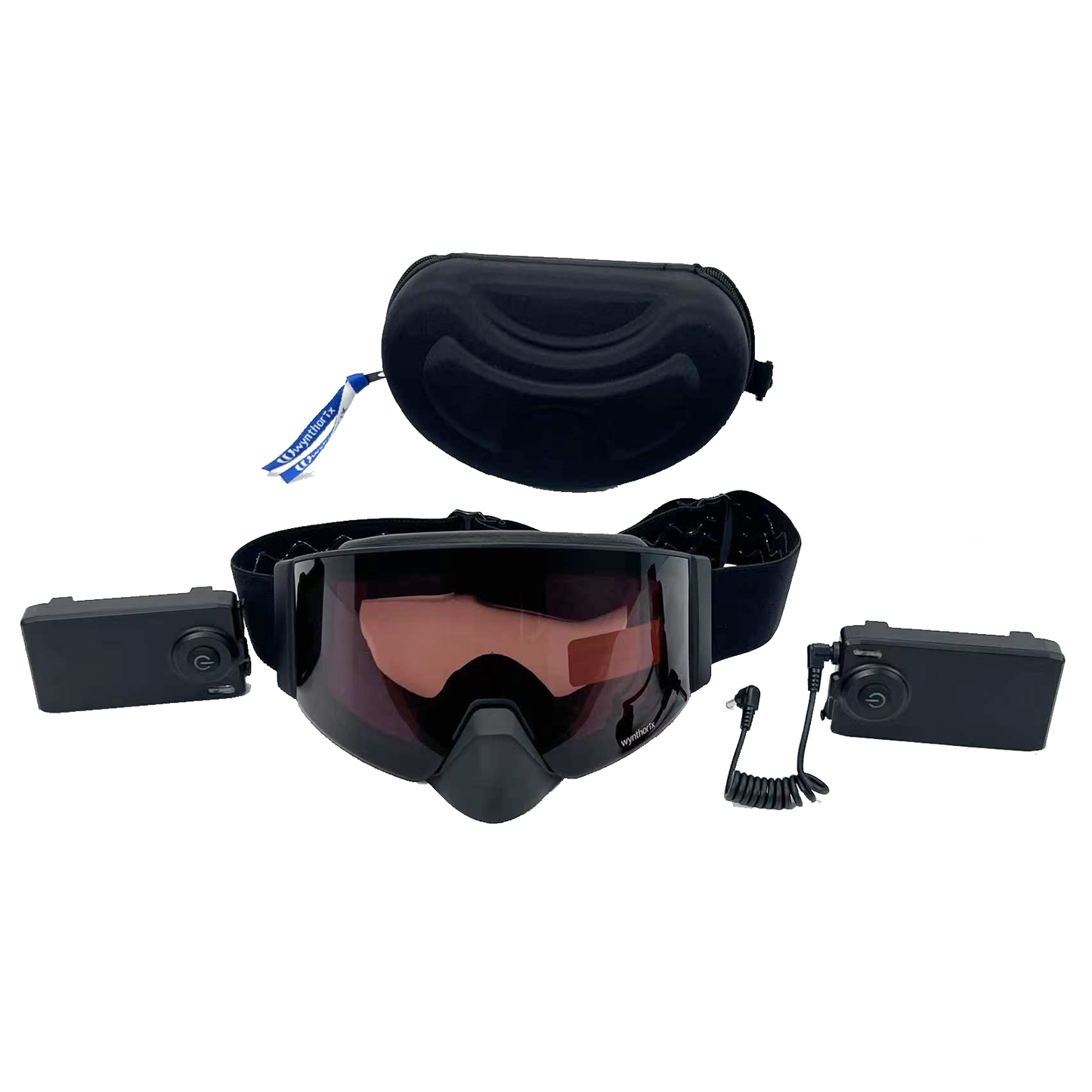 Wynthorix MistAway heated goggles H22 feature five colors: clear, yellow, orange, amber, and gray mirror. They provide coverage for all weather conditions across five light settings.