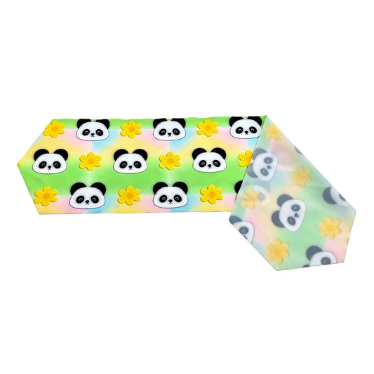 Panda Blossom no-hair-pulling fabric straps for EasyStrap kids swim goggles