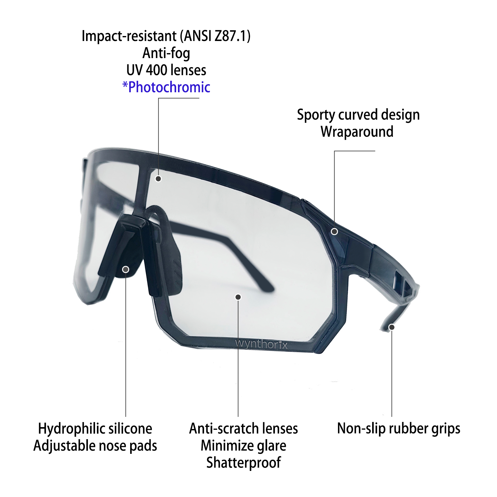 racquetball goggles VeilGlam Protective Eyewear for Pickleball Tennis Squash Racquetball – Wynthorix