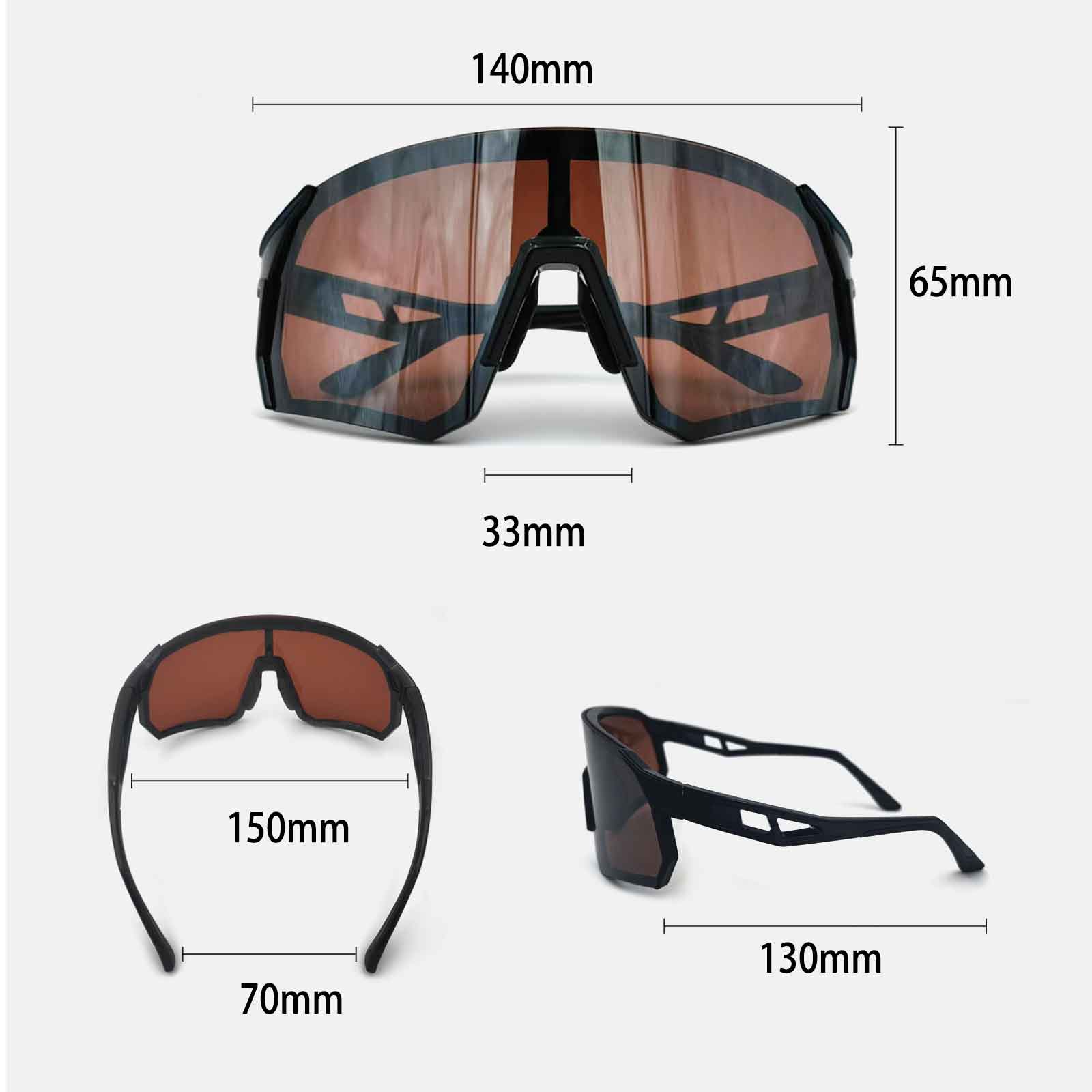 Wynthorix veilglam tennis sunglasses with amber lens silver tinted, are perfect for men and women.