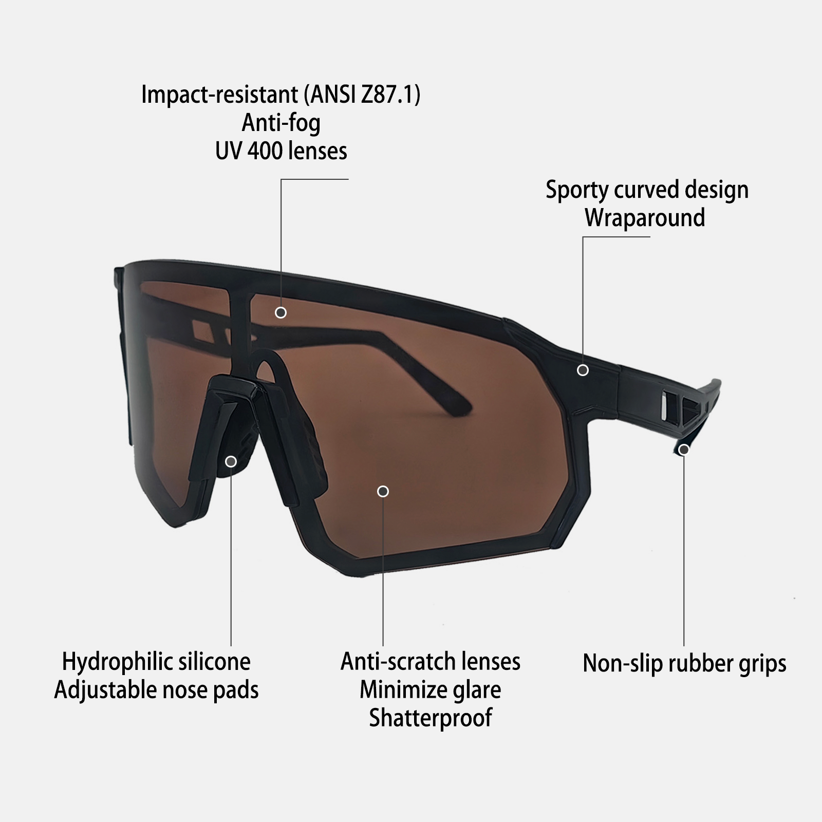Wynthorix VeilGlam lens technology offers advanced features: shatterproof protection, glare reduction, and an anti-scratch coating, ensuring top performance and durability.